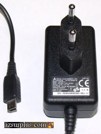DELTA ADP-5FH C AC ADAPTER 5.15V 1A POWER SUPPLY EUOROPE